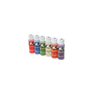 TLR Shock Oil 6Pk, 50,60,70,80,90,100, je59ml - TLR74021