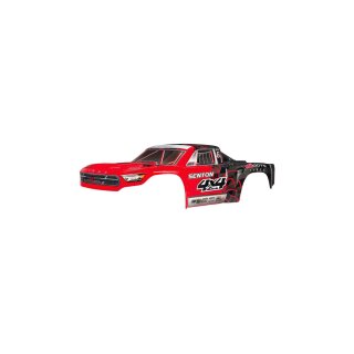 Arrma AR402251 Body Painted Decal Trim Red Senton  Mega - ARAC3334