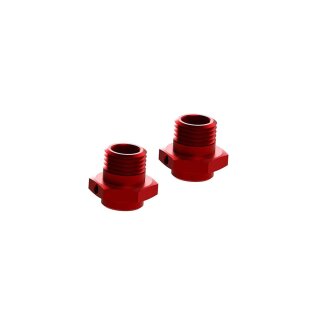 Arrma AR310484 Wheel Hex Alumn 17mm/16.5mm Red (2) - ARAC9416