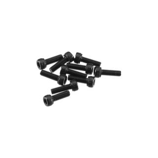 Axial AXA0023 Cap Head 2.6x8mm Black (10) - AXIC0023