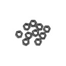 Axial AXA1040 Thin Hex Nut M3 Black (10) - AXIC1040