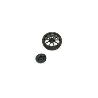 Spektrum Large Wheel - Black DX5Pro 6R 5C - SPM9061