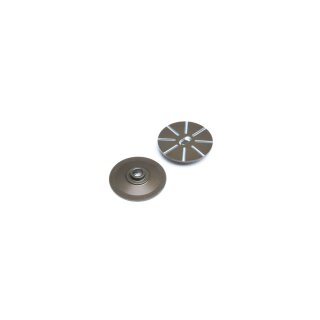 TLR Grooved Slipper Plates, SHDS (2) - TLR232084