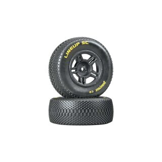 Duratrax 1/10 Lineup SC Tire C2 Mounted Rear Slash (2) - DTXC3679