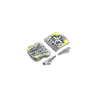 ECX Body Set, Grey/Yellow: 1:18 4WD Temper Gen 2 - ECX210013