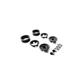 Axial 1.9 MW19 Beadlock Wheels - Black (2pcs) - AXI31629