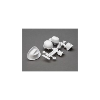 Axial Drivers Head and Hat Set (White) - AXI31635