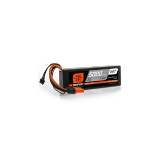 Spektrum 5000mAh 2S 7.4V 50C Smart LiPo Hardcase - SPMX50002S50H3