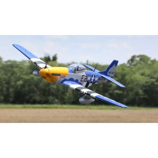 E-flite P-51D Mustang 1.5m RC-Flugzeug BNF Basic - EFL01250