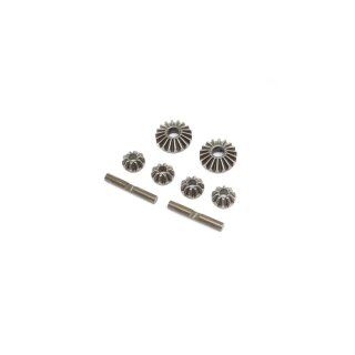 TLR Diff Gear & Cross Pin Set, Metal: 22X-4 - TLR232129