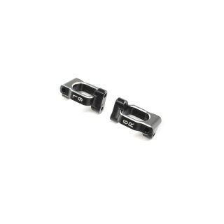 TLR Caster Block Set, 6 deg, Aluminum: 22X-4 - TLR234118