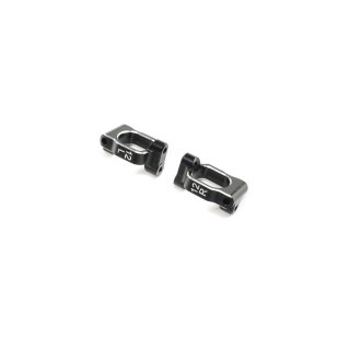 TLR Caster Block Set, 12 deg, Aluminum: 22X-4 - TLR234120