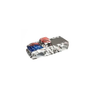 Arrma INFRACTION 6S BLX Painted Body Silver/Red - ARA410006