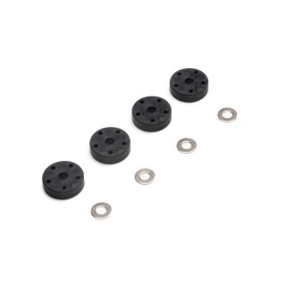 Axial SCX6: Shock Piston & Shim Set (4) - AXI253003