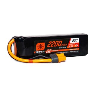 Spektrum Smart Lipo Akku 2200mAh 4S 14.8V Smart G2 LiPo 50C - SPMX224S50