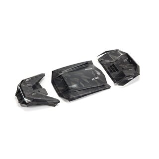 Arrma FIRETEAM Exterior Body Panels Painted Black Camo - ARA411023