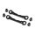 Losi Front Hinge Pin Braces, Black: DBXL 2.0 - LOS254071