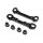 Losi Rear Hinge Pin Braces, Black: DBXL 2.0 - LOS254072