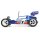 Losi 1/16 Mini JRX2 RC-Auto 2WD Buggy Brushed RTR, Blue - LOS01020T2