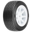 Proline VTA Front Tire, 26mm, Mounted White Wheel -...