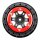 Proline Sixer 2.2/3.0 Red/Black Bead-Loc Fr Wheels(2):SLH - PRO271404