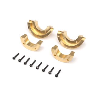 Axial Knuckle Weights, Brass 5.2g/9.2g (4): SCX24, AX24 - AXI302004