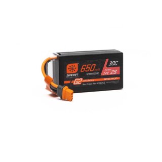 Spektrum 650mAh 2S 7.4V Smart G2 30C LiPo - SPMX652SH2