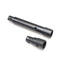 Axial Axle Tube Set, Front, Steel: PRO - AXI232081